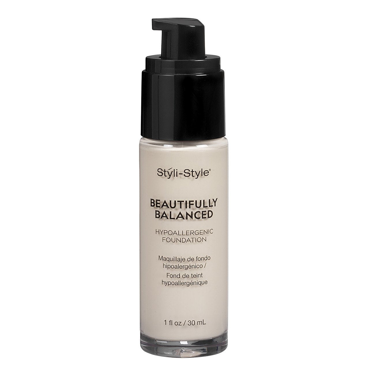 Styli-Style Cosmetics Beautifully Balanced - Hypoallergenic Foundation - Porcelain - ADDROS.COM